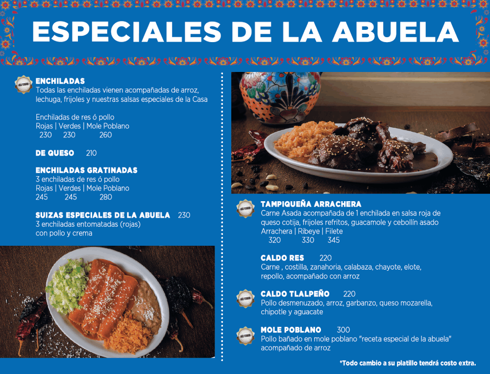 Especialidad de  la abuela